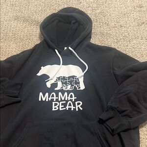 Mama Bear Black autism Hoodie